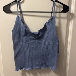 NWT Urban Outfitters Blue Fitted Tank